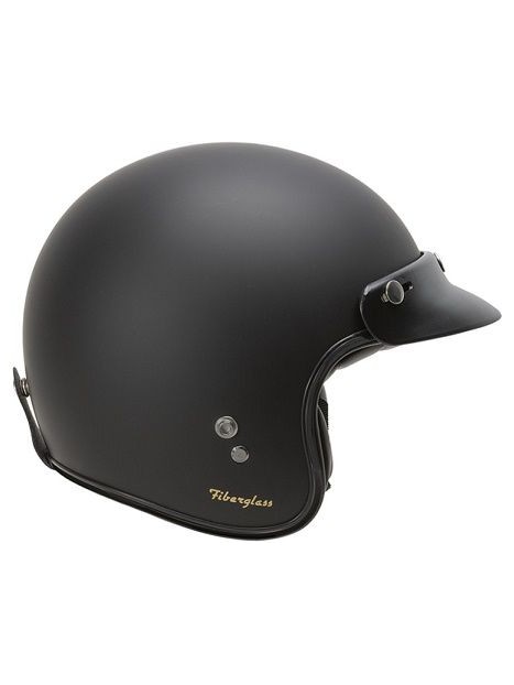 CASCO JET VINTAGE GARIBALDI G02X NEGRO MATE