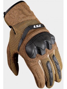 GUANTES LS2 KUBRA MARRON