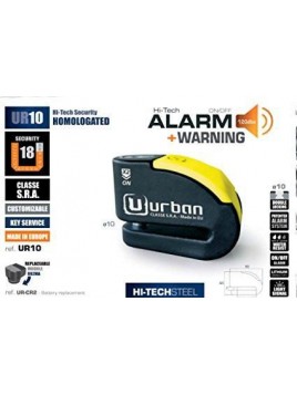 CANDADO DE DISCO CON ALARMA URBAN UR10