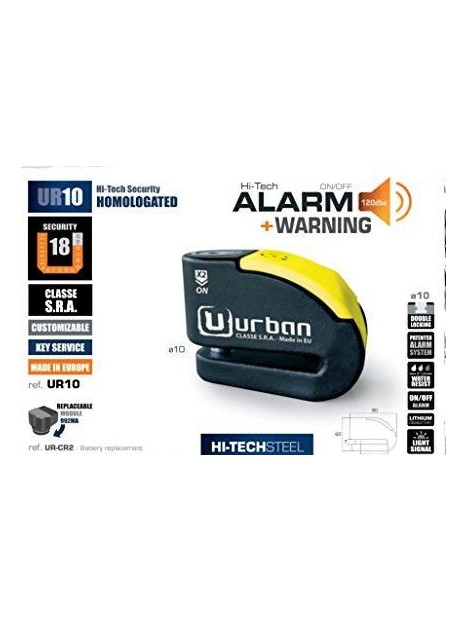 CANDAT DE DISC AMB ALARMA URBAN UR10