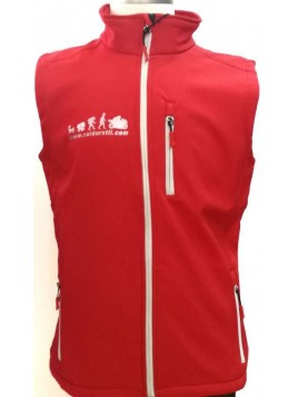 CHALECO SOFTSHELL RAIDERSTIL ROJO