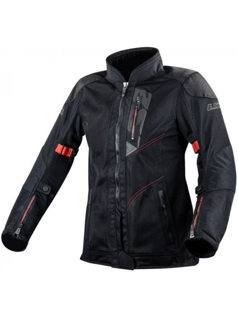 JAQUETA D'ESTIU LS2 ALBA NEGRE DONA