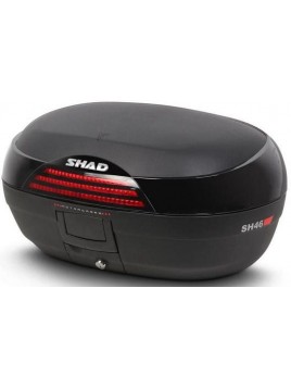 MALETA SHAD SH46 BLACK  RESPALDO GRATIS