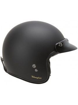 CASCO JET VINTAGE GARIBALDI G02X NEGRO MATE